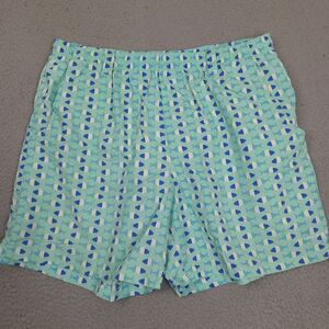 Columbia PFG Swim Trunks Mens Large 33 Blue‎ Omni-Shade Fishing Shorts Hawaiian
